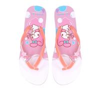 Roffatide Anime My Melody Infradito per Donne Scivoli Piatti Pantofola Antiscivolo Bagno Doccia Sandali Perizoma Gomma Spiaggia Pantofole Infradito Rosa 37-38