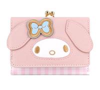 Roffatide Anime Portafogli per le Donne Ragazze Faux Leather Kawaii Tri-Fold Portafoglio Portafoglio Portafoglio