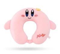 Roffatide Kirby a forma di U Cuscino Accessori di viaggio per adulti e ragazze Stress Relief Airplane Home Seat Office per il riposo del sonno