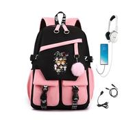 Roffatide Kpop Stray Kids Backpack Studenti Borsa duratura con più tasche Zaino a spalla della scuola superiore media per gli adolescenti Fans Stay Regali Rosa D