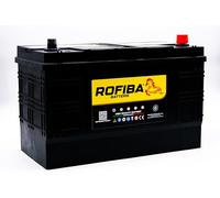 ROFIBA Batteria 110Ah 12V - Per Autocarro, Camion e Trattori - Polo Positivo DESTRO - Avviamento Professionale - Alta Potenza - 110680