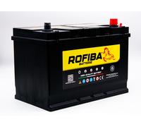 Rofiba Batteria per Truck D31 91Ah 12V Dx = G7 / 100 Ah / EB954 / G28 100 RST