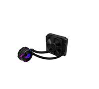 ROG STRIX LC 120 Cooler CPU all-in-one ROG, con illuminazione addressable RGB, Aura sync, rivestimento pompa NCVM e ventola del radiatore ROG