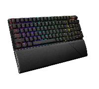 ASUS ROG Strix Scope II 96 Wireless - Tastiera meccanica da gioco - tri-modalità, comandi multifunzionali, switch e stabilizzatori ROG NX Snow e Hot-swap, 3 angoli di inclinazione e poggiapolsi,