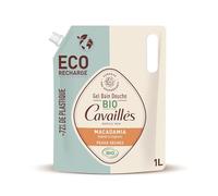 Rogé Cavaillès - Gel doccia per pelli secche, ricarica ecologica di macadamia, 1 l