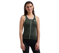 Rogelli Abbey - Canotta da donna in velluto, Verde militare, Sabbia, M