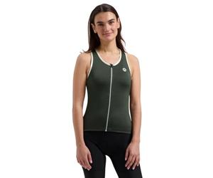 Rogelli Abbey - Canotta da donna in velluto, Verde militare, Sabbia, M