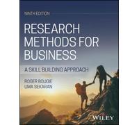 Roger Bougie Uma Se Research Methods for Business, with eBook Access (Tascabile)