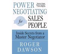 Roger Dawson Power Negotiating for Salespeople (Tascabile)