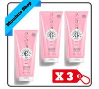 ROGER GALLET SHOWER GEL WELLBEING ROSE 200ml (X3)