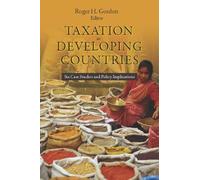 Roger Gordon Taxation in Developing Countries (Copertina rigida)