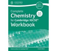 Complete chemistry for Cambridge IGCSE. Workbook. Per le Scuole superiori. Con espansione online: Third Edition