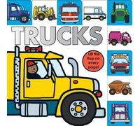Roger Priddy Lift-The-Flap Tab: Trucks (Libro di cartone)