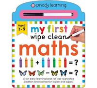 Roger Priddy My First Wipe Clean Maths (Libro di cartone) My First Wipe Clean