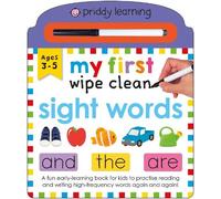 Roger Priddy My First Wipe Clean Sight Words (Libro di cartone)
