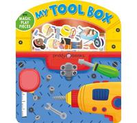 Roger Priddy My Tool Box (Libro di cartone) Magic Sticker Play & Learn