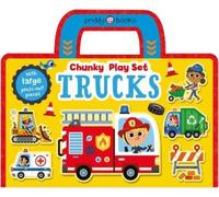Roger Priddy Priddy Books Chunky Play Set Trucks (Libro di cartone)
