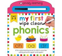 Roger Priddy Priddy Books My First Wipe Clean: Phonics (Libro di cartone)