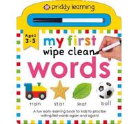 Roger Priddy Priddy Books My First Wipe Clean: Words (Libro di cartone)