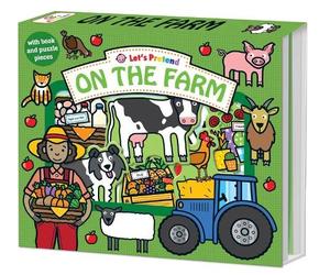 Roger Priddy Priddy Books On The Farm (Copertina rigida) Let's Pretend Sets