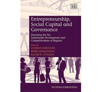 Roger R. Stough Entrepreneurship, Social Capital and Governan (Copertina rigida)