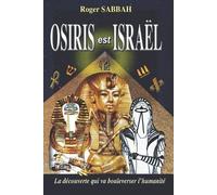 Roger Sabbah Osiris Est Israël (Tascabile)