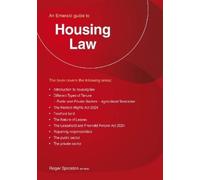 Roger Sproston An Emerald Guide to Housing Law (Tascabile)