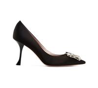Roger Vivier - Bouquet Strass Buckle Pumps - - Shoes - Donna - Nero - 39 EU