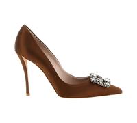 Roger Vivier - 'Flower Strass' pumps - - Shoes - Donna - Marrone - 40 EU