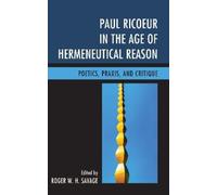 Roger W. H. Sav Paul Ricoeur in the Age of Hermeneutical Rea (Copertina rigida)