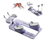 ROGHA Macchina per Allenamento strisciamento in Palestra,Macchina Professionale per Stretching spinale Lombare,Supporto per Telefono,Rimovibile,per Allenamento Tutto Il Corpo Purple