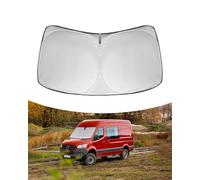 Rogierra Parasole per parabrezza per Freightliner Sprinter e Mercedes Benz Sprinter 2018-2024, accessori pieghevoli, protezione per parabrezza anteriore, colore argento