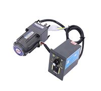 ROGONPDK Motore elettrico da 220 V, 1400 giri/min, regolatore di velocità regolabile, 6 W, motore elettrico regolabile in modo continuo, alta coppia, motoriduttore regolabile