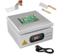 ROGONPDK Piastra riscaldante per saldatura da 700 W, piastra di riscaldamento elettrica da 500 ℃, preriscaldamento microcomputer, piastra riscaldante per saldatore, attrezzatura da laboratorio