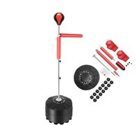 ROGONPDK Sacco da boxe per punchingball | Punching Ball Attrezzo per allenamento | Altezza regolabile | Obiettivo di reazione boxe fitness | Set per allenamento da boxe | Allenatore da boxe con