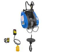 ROGONPDK Verricello elettrico, 1500 W, 551 lbs, 30 m, corsa elettrica con cavo, telecomando per sollevamento di merci, paranco a catena, argano elettrico, per sollevamento merci