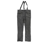 Rogue State Pantaloni Casual Grigi Uomo Gamba Dritta Bretelle RX8166PNT
