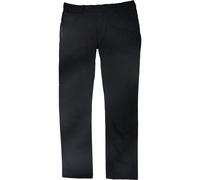 Rogue State Pantaloni Casual In Cotone Blu Tinta Unita, Gamba Dritta 36W x 34L