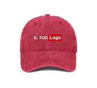 ROHBVMN Cappello Personalizzato, Berretto Personalizzabile, Cappello da Baseball con Foto/Logo/Testo, Cappellino con Visiera per Uomo e Donna, Cappello Regolabile Trucker