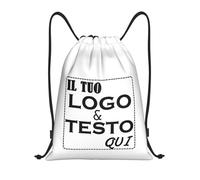 ROHBVMN Zaino Personalizzato con le Tue Foto/Logo/Testo,sacca sportiva personalizzati per Uomo e Donna, Borsa Sportiva, borsa piscina, borsone palestra, Ideale per Viaggi e Attività Sportive