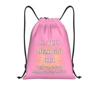 ROHBVMN Zaino Personalizzato, sacca sportiva personalizzati,per Uomo e Donna borsone palestra, borsa piscina, Zaino Impermeabile con Foto/Logo/Testo, Ideale per la Palestra e l'Uso Quotidiano