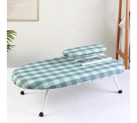 ROHCGHC asse da stiro, Piccolo tavolo da stiro for uso domestico, asse pieghevole a scacchi, mini, salvaspazio