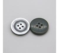 ROHCGHC Bottoni, Bottoni in Resina Rotondi Moda 15/18/20/23/25mm for Vestiti Pantaloni Cappotto Giacca Artigianato Fai da Te Accessori for cucire-15 Pezzi(Grijs,15mm 20pcs)