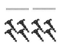 ROHCGHC Cerniere di Porte, Cerniere for scatole in Legno da 8 Pezzi, Accessori for Cerniere for scatole in Stile Europeo retrò, Cerniere Decorative for Ante di mobili
