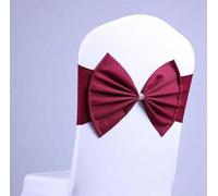 ROHCGHC Cintura della Sedia, Telai for sedie, 100 Pezzi Fasce for Fasce for sedie in Spandex for Matrimoni Sedia Elasticizzata Grandi Papillon for la Decorazione di Banchetti Evento Party-05(Burst)