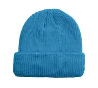 ROHCGHC Il Cappello, Berretto da Pescatore Quotidiano Autunno Inverno da Uomo Berretto da Marinaio Unisex Cappelli Lavorati a Maglia a Coste Cappello Corto da Melone da Donna(Lake Blue)