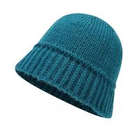 ROHCGHC Il Cappello, Cappelli da Strada Coreani Invernali da Uomo Cappello da Pescatore Lavorato a Maglia Caldo da Donna Berretto da Protezione dal Freddo for Esterni(Blue)