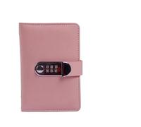 ROHCGHC Il taccuino, Notebook Diario con Password Creativa Portatile Blocco Note Multifunzione bloccato Cancelleria e riviste Quaderno di Schizzi(Pink)
