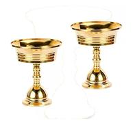 ROHCGHC Le Candele, portalampada Arredamento Vintage Arredamento Buddha ghee portacandele Buddista Tempio Tazza di Candela Candeliere del Tempio Portacandele Portacandele del Tempio