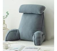 ROHCGHC Lettura dei Cuscini, Cuscino Relax, Cuscini for Lo Schienale del Divano Multifunzionale e Cuscino del Comodino con bracciolo for Guardare(Blue Gray)